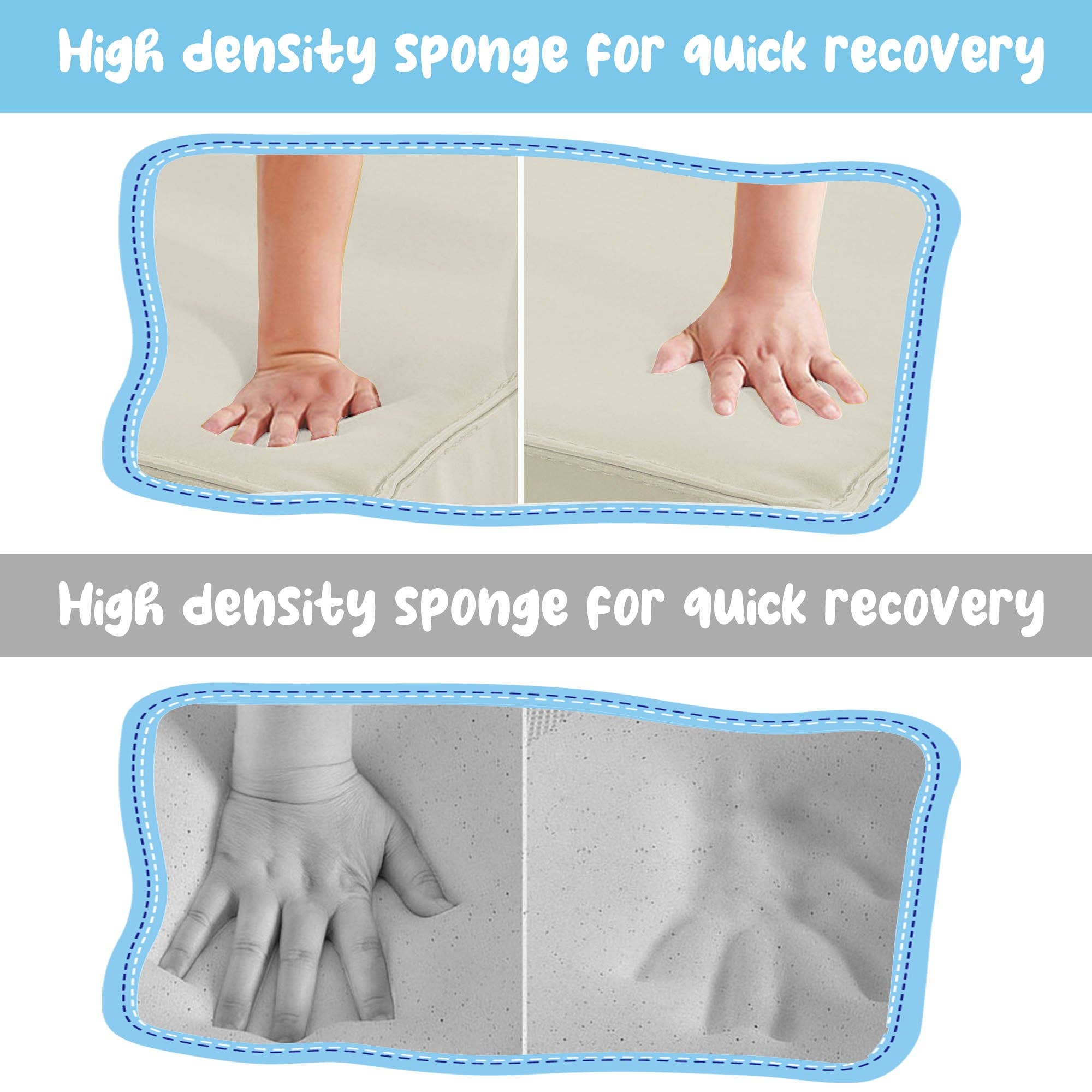 Orange County Decor - Wholesale Toy Set - Kids - Soft Climb And Crawl Foam Playset 6 In 1, Soft Play Equipment Climb And Crawl Playground For Kids,Kids Crawling And Climbing Indoor Active Play Structure Blue Foam Indoor5