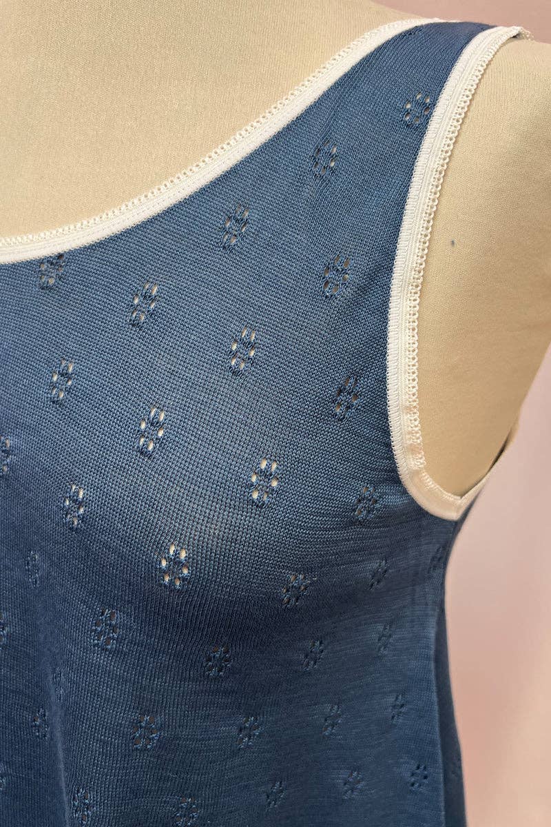 Madiva – wholesale Linne (Tryckt) - Dam – Vivi Wide Shoulder - 100% Filoscozia® wildt bomull3