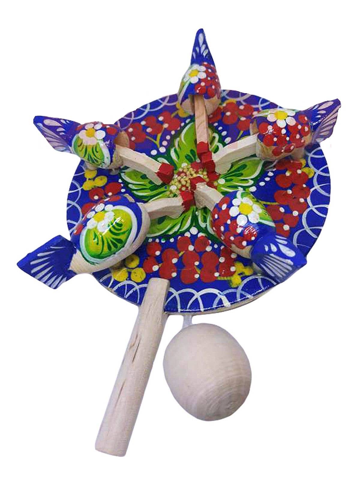 GSZ corporation DBA Gabriella's Gifts - Wholesale Wood Toy - Kids - Hand Painted Wooden Pecking Chickens Hens Toy4