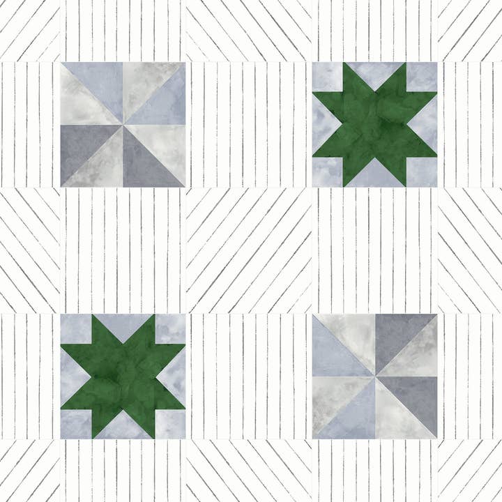 ALEXANDER - VERDE OLANDESE E ARDESIA per la vendita all'ingrosso da parte di Backdrop