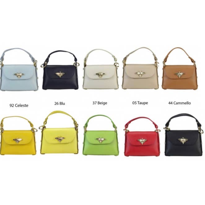 JIJOU CAPRI - Wholesale Crossbody bag β Women's - Maya Bumble Bee Leather Mini Crossbody Bag JIJOU CAPRI7