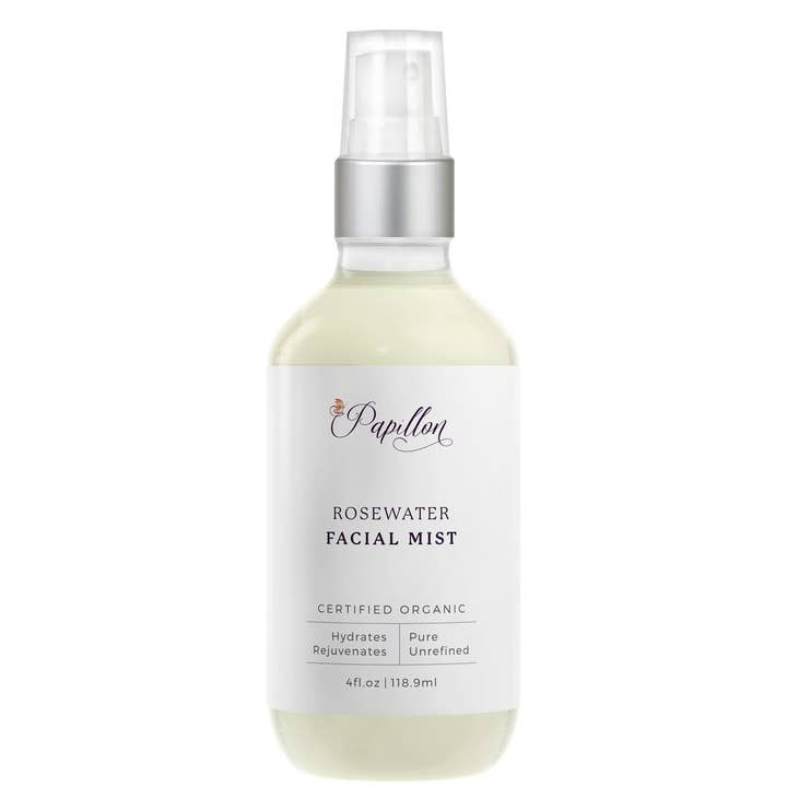 Rosewater Facial Mist for wholesale by Papillon Organic