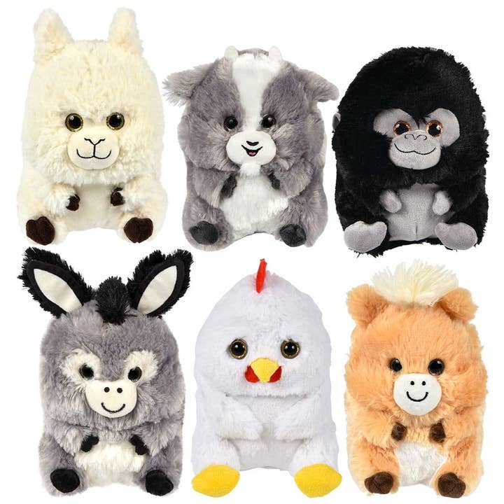 7" 72pc Belly Buddy Assortment LLB Plush Toys for wholesale by La Luna Bella - Toys