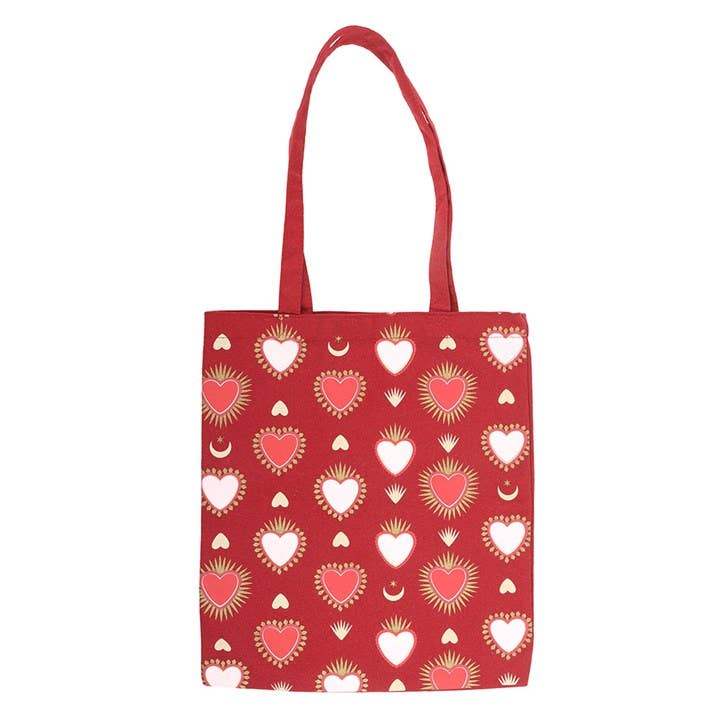 Something Different Wholesale - Wholesale Tote Bag - Women's - Sacred Heart Print Valentine's Day Tote Bag1