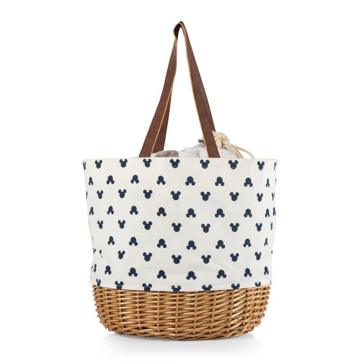 Sac cabas Coronado en toile et saule Mickey Silhouette pour la vente par Picnic Time Family of Brands