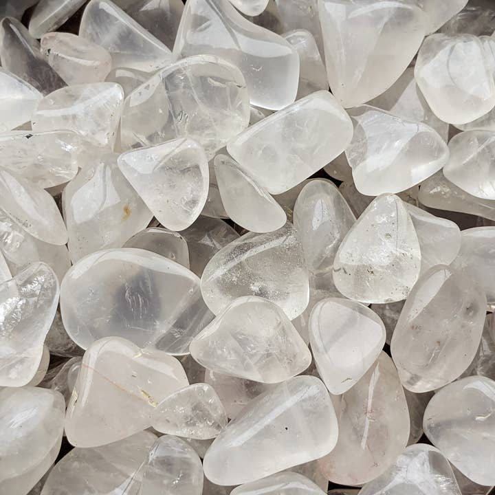 Moon Quartz Tumbled Stones - 1-6 LB Lots for wholesale by Jensen Rocks