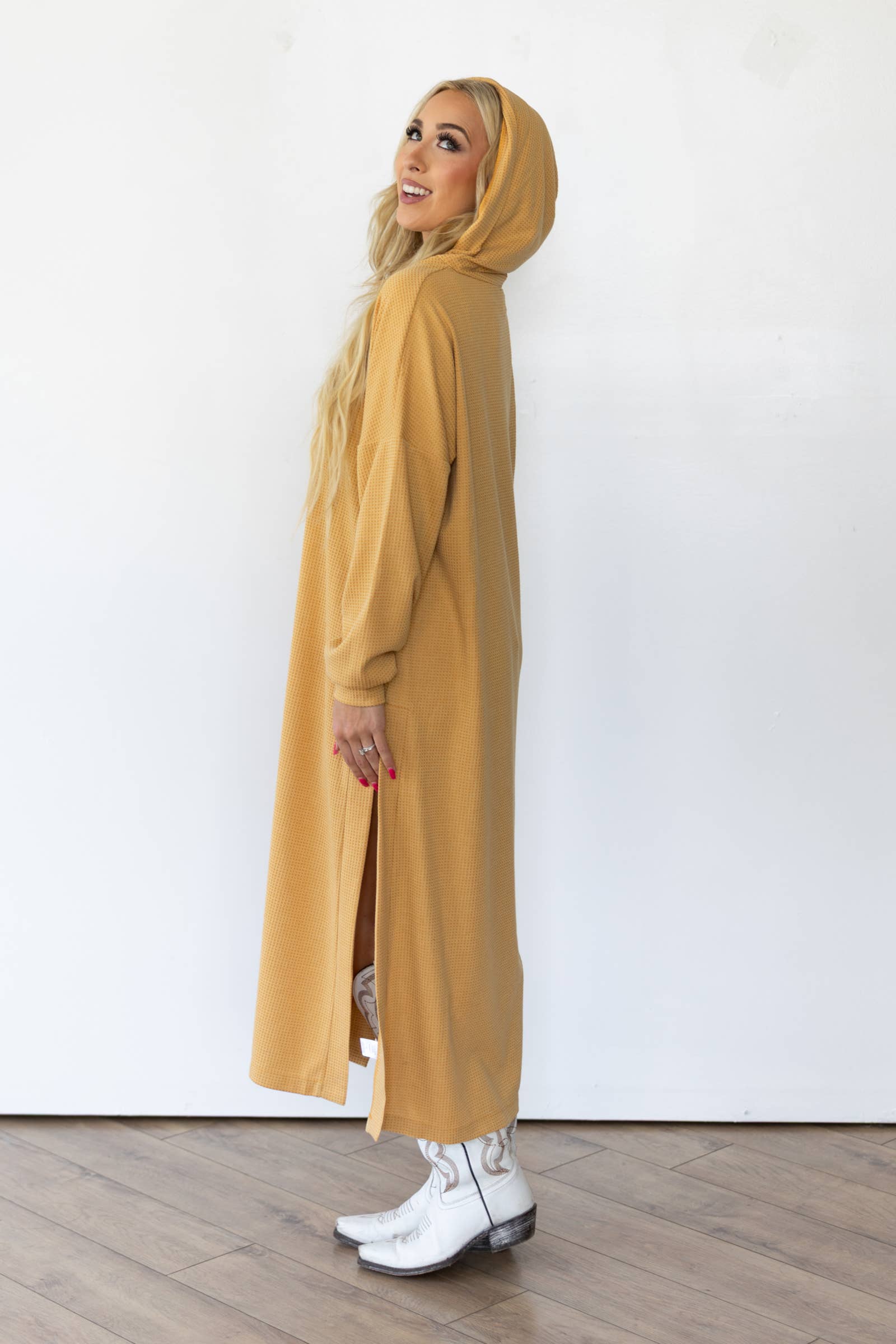 Dear Scarlett - Wholesale Cardigan - Women's - Waffle Knit Thermal Duster12