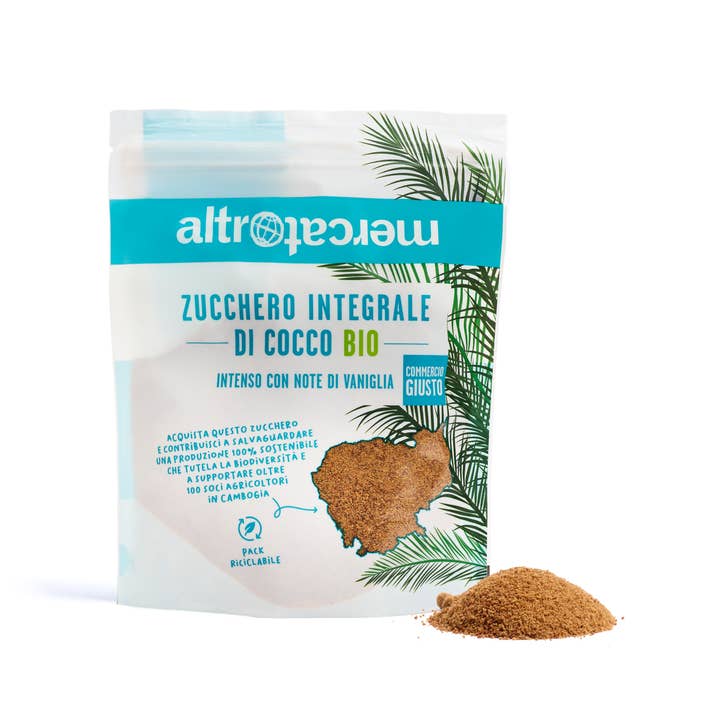 Azúcar de coco integral «Fior di Cocco» - Orgánico - 250 g para venta al por mayor de Altromercato