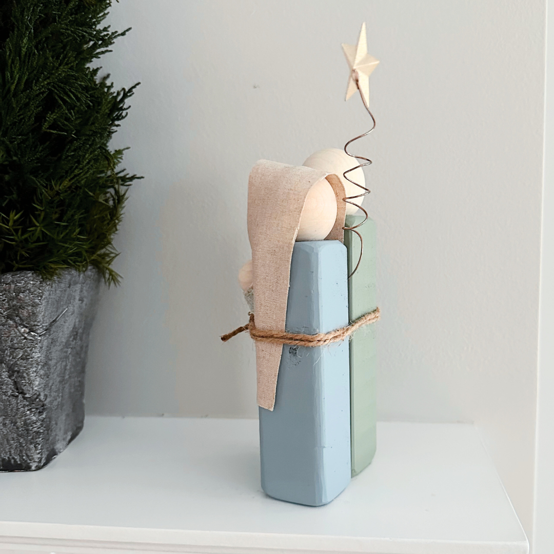 So Thoughtful Gifts - Wholesale Christmas Decoration - Simple Wooden Nativity Set | Hand-painted | Gift Wrapped7