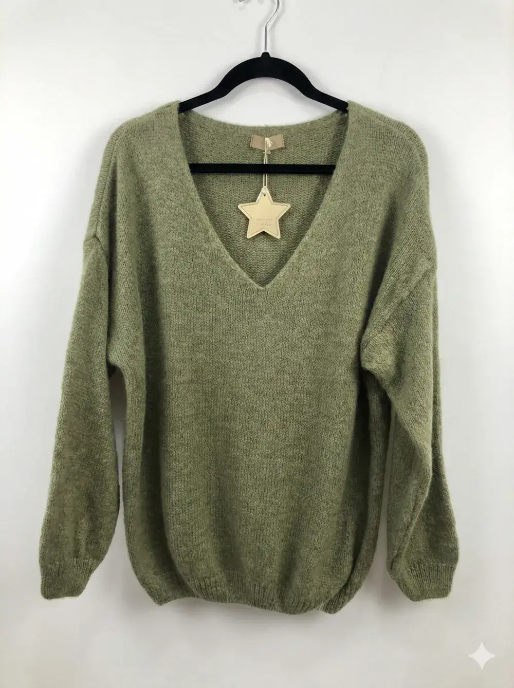 Mimi & Gogo - Vente Pull en maille – femme - Pull uni basique @20127_uni33