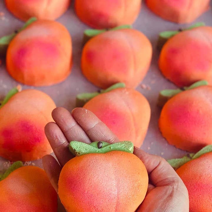 Kangaroo Ridge Farms – wholesale Badbomb/fizz – Totalt antal 10 Georgia Peach BathBomb