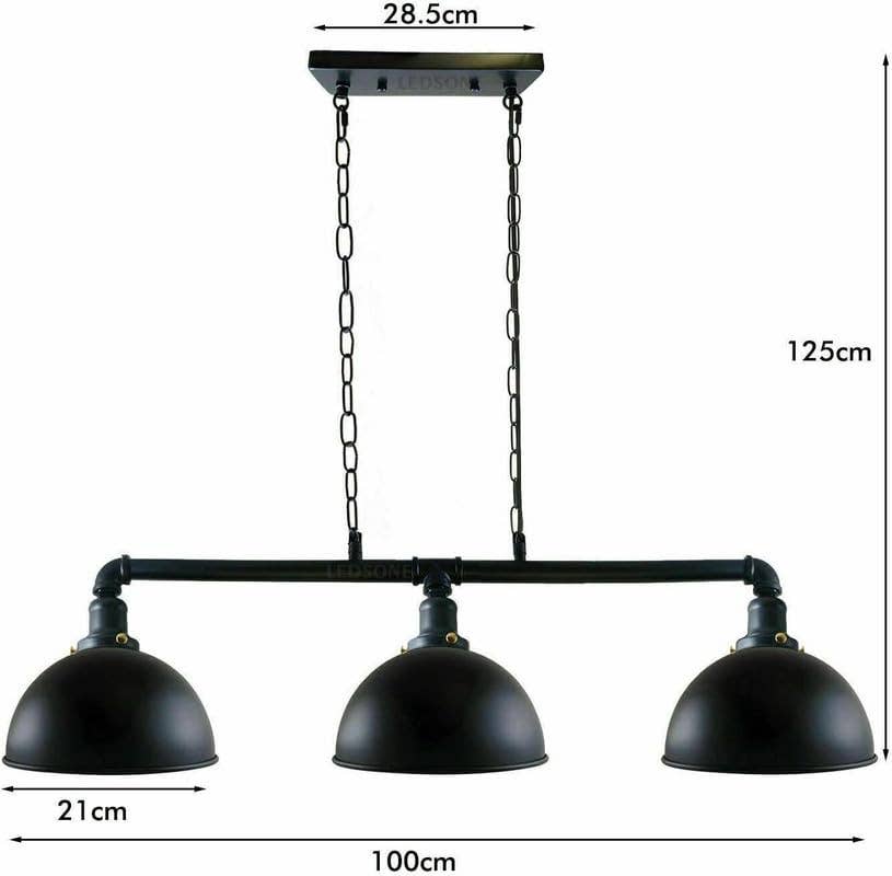 Ledsone - Wholesale Chandelier/Hanging Light - Industrial Steampunk Pipe Lighting Fixture2