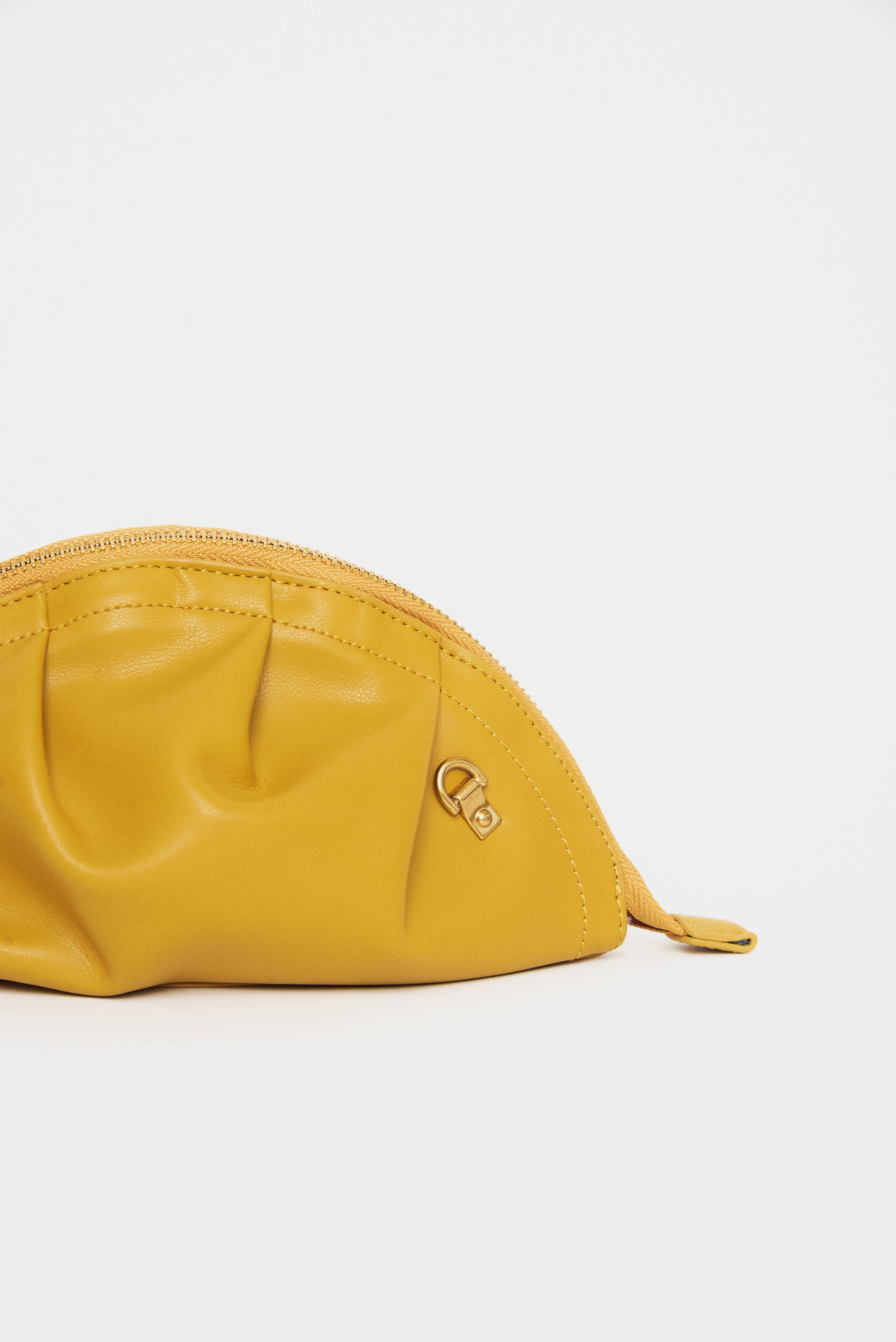 Yunyinrose - Wholesale Top Handle Bag - Women's - Gyoza bag mustard mini cowhide5