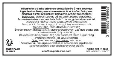Confiture Parisienne - Wholesale Jam/Jelly - Apricot Jam - 100g2