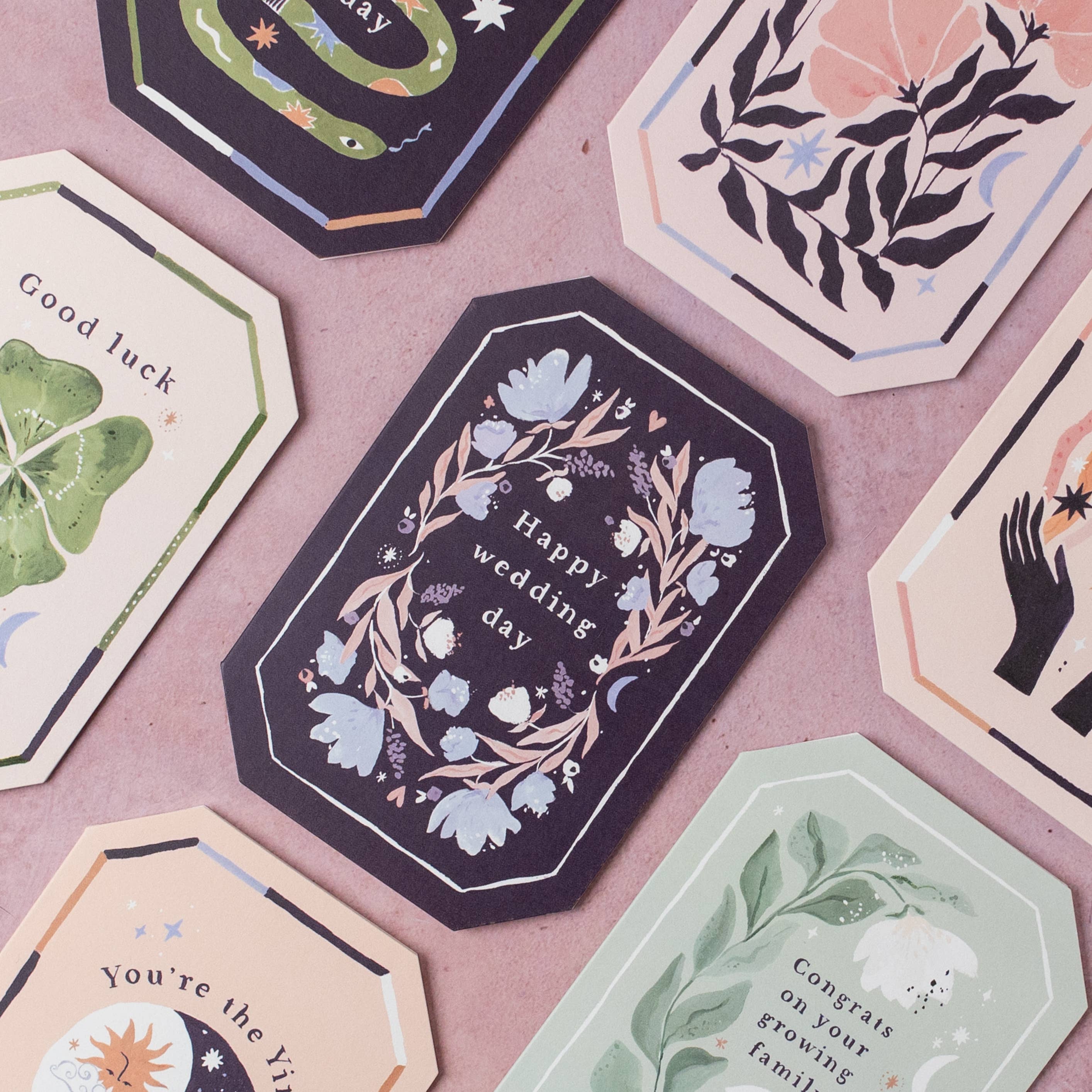 Sister Paper Co. - Wholesale Wedding Card - Floral Wedding Card | Shaped Greetings Cards | Wedding Cards1