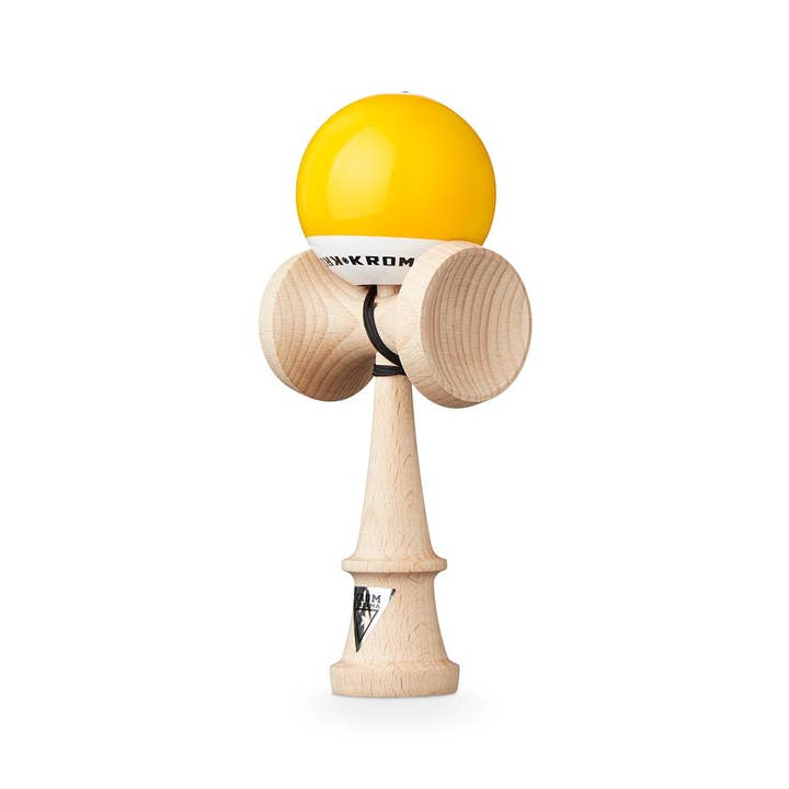 KROM KENDAMA - Wholesale Wood Toy - Kids - KROM · POP LOL YELLOW · KENDAMA9