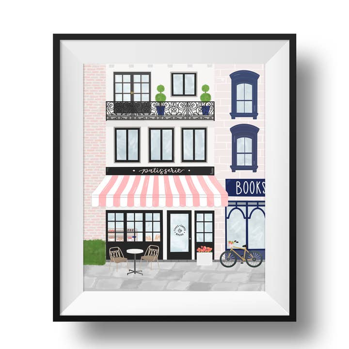 Patisserie Illustrated Art Print for wholesale by Holyome Design Co.
