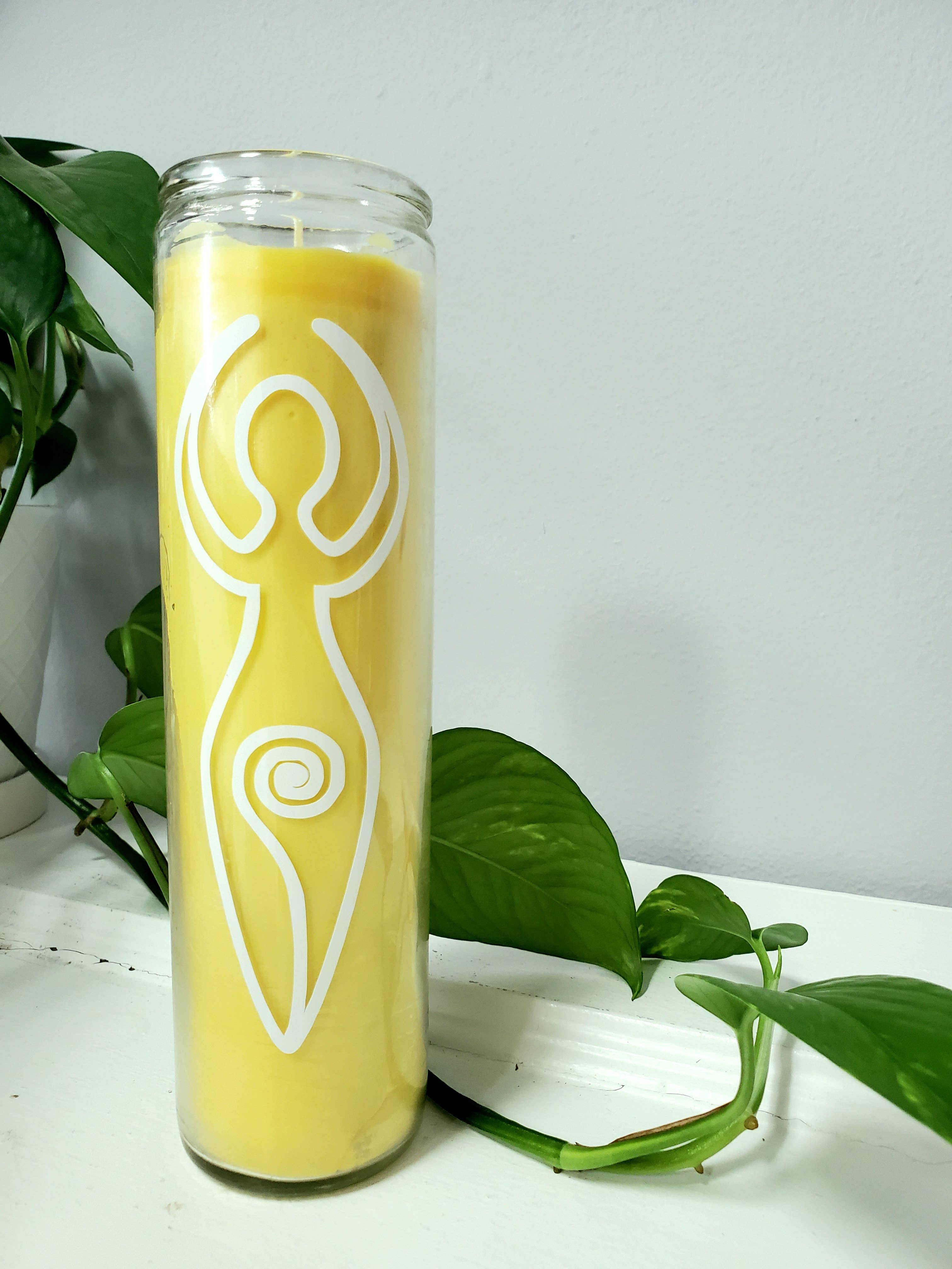 Three Witches Tea Shop - Wholesale Jar/Filled Candle - Fertility Goddess Devotional Candle0