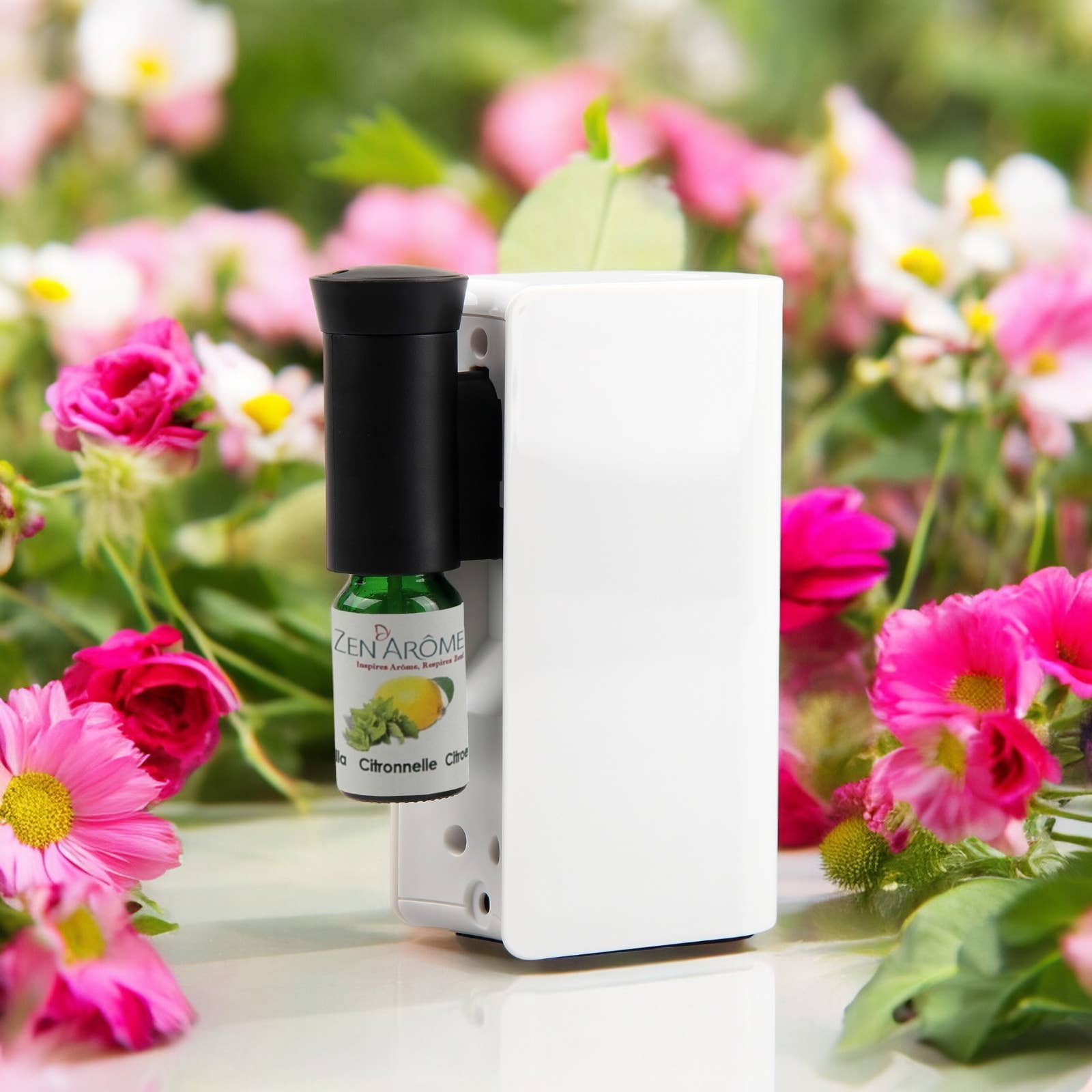 Zen'Arôme - Wholesale Electronic Diffuser - Wireless Diffuser with Rechargeable Battery Mobysens White0