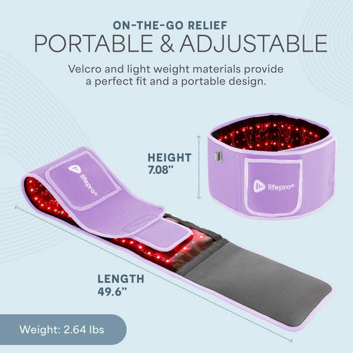 LifePro - Wholesale Heating Pad - Lifepro Red Light Therapy Belt for Muscle and Circulation30