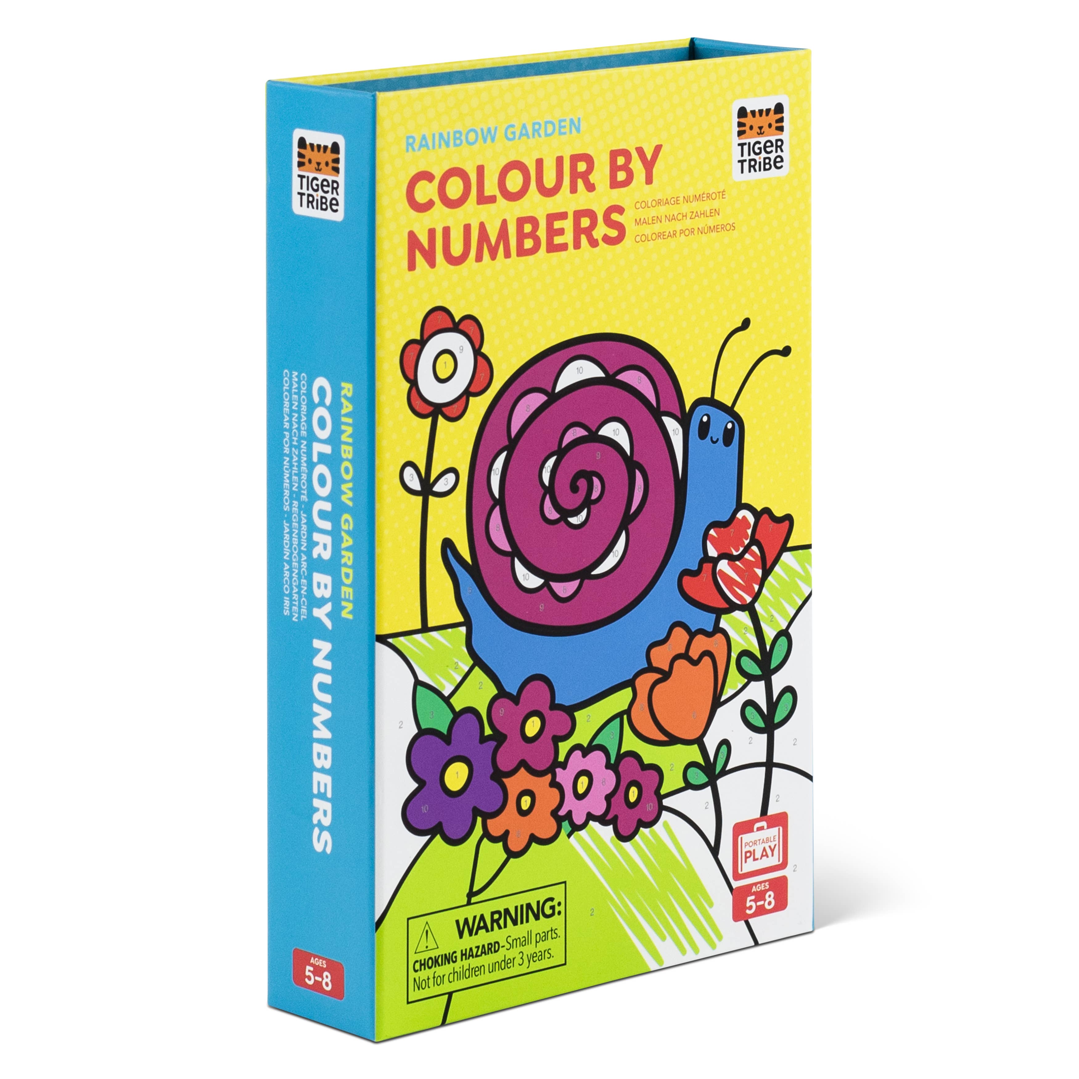 Tiger Tribe - Wholesale Coloring & Activity Book - Kids & Baby - Color By Numbers - Rainbow Garden3
