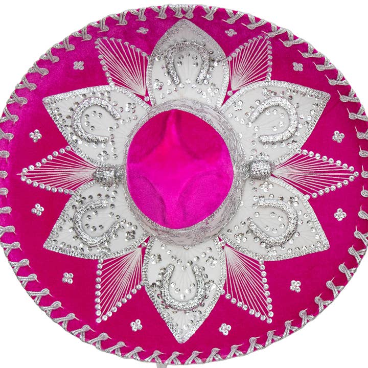 Youth Teenager Sombrero Fancy Star Pattern Assorted Color for wholesale by Sanyork Fair Trade