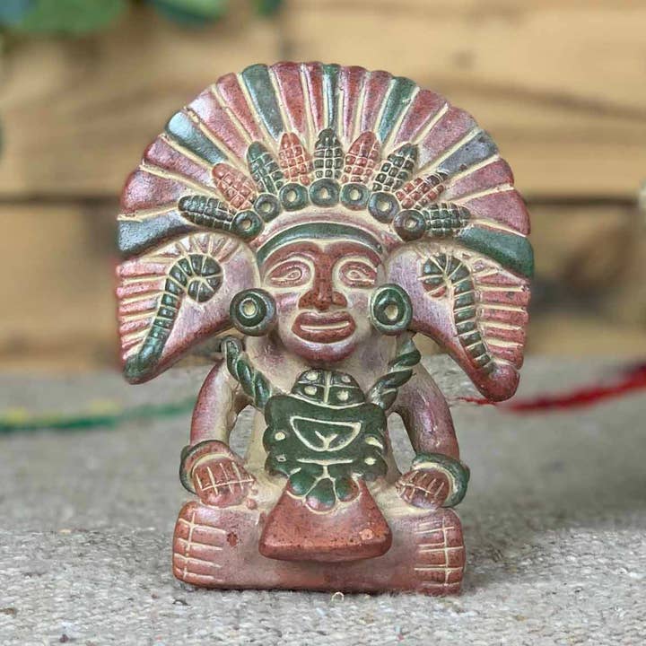 Siesta – wholesale Decorative figurine – Small Maize God Idol0