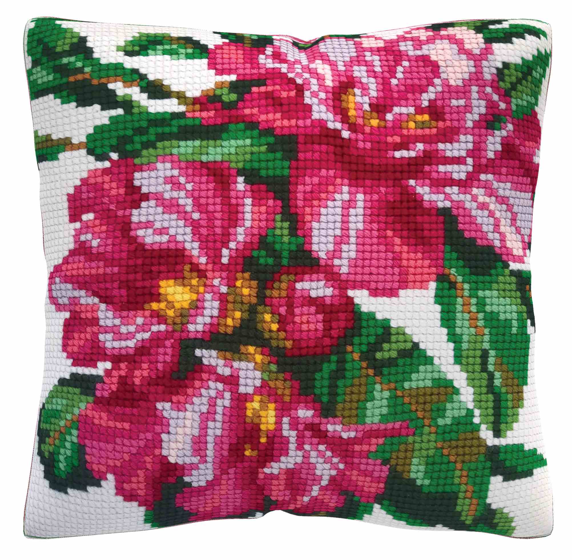RTO&Collection D'Art (RTO Baltic OU) - Wholesale Embroidery/Cross Stitch Supplies - Needlepoint Pillow Kit Stamped Azalea Collection DArt 54880