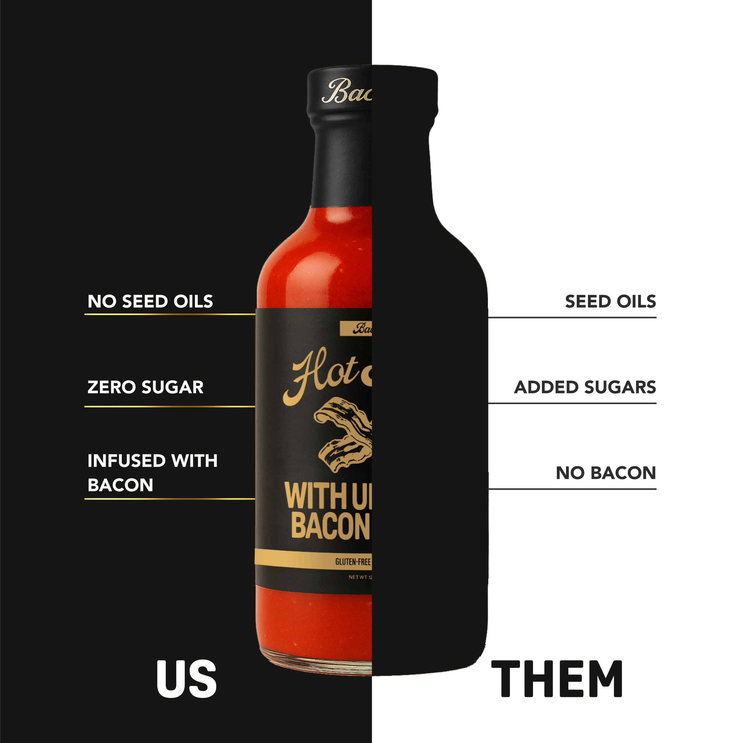 FLOCK Chicken Chips - Wholesale Hot Sauce - Baconic Hot Sauce | With Real Bacon Bits and No Seed Oils4