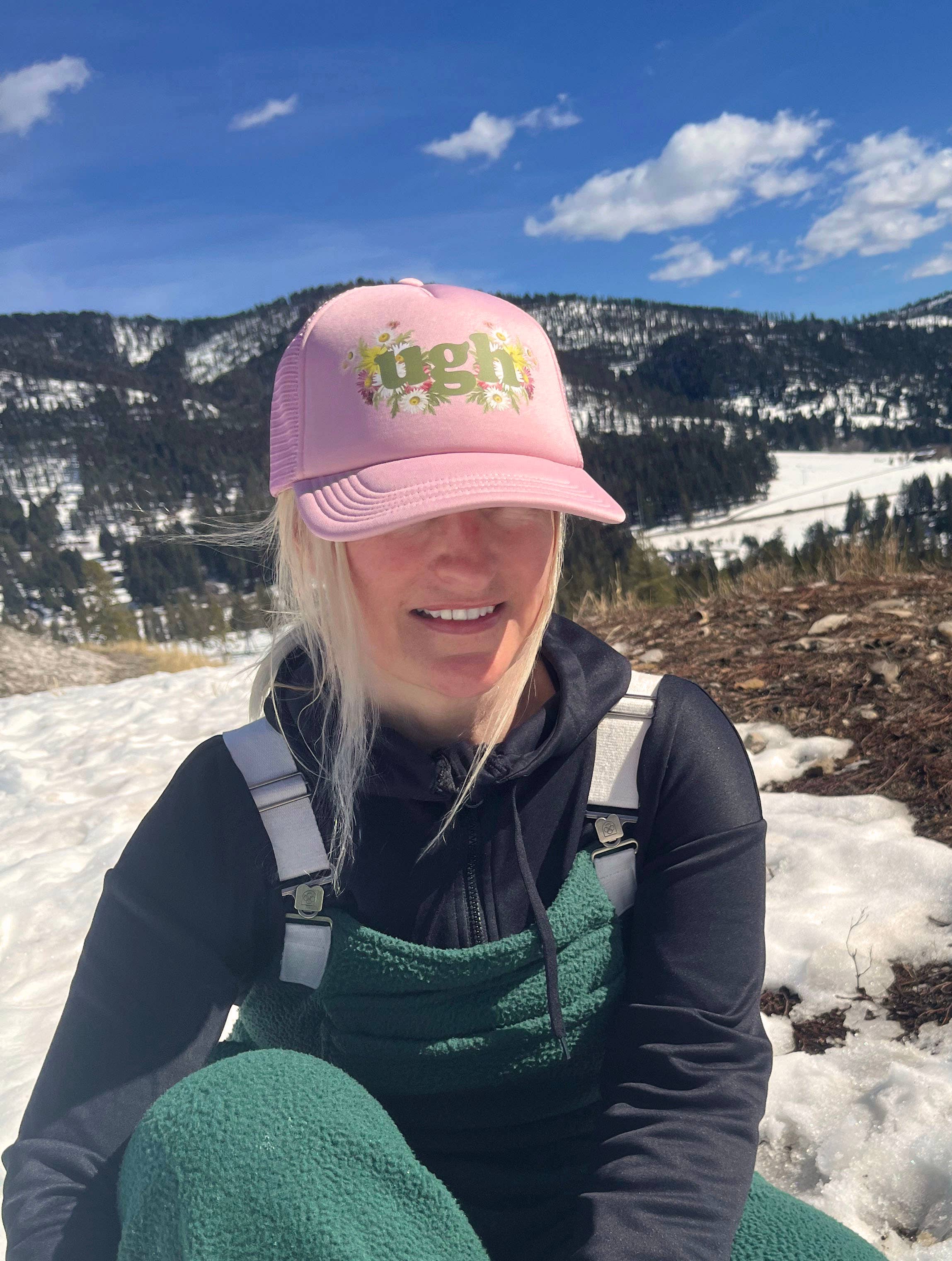 The Coin Laundry - Vendita all'ingrosso Cappellino da camionista - Donna - Ugh, simpatico cappello da baseball con retro in rete, divertente cappello da camionista floreale6