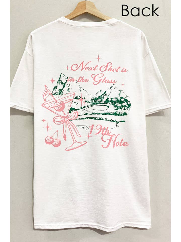 White Golf-Tini Front and Back Tee for wholesale on Faire