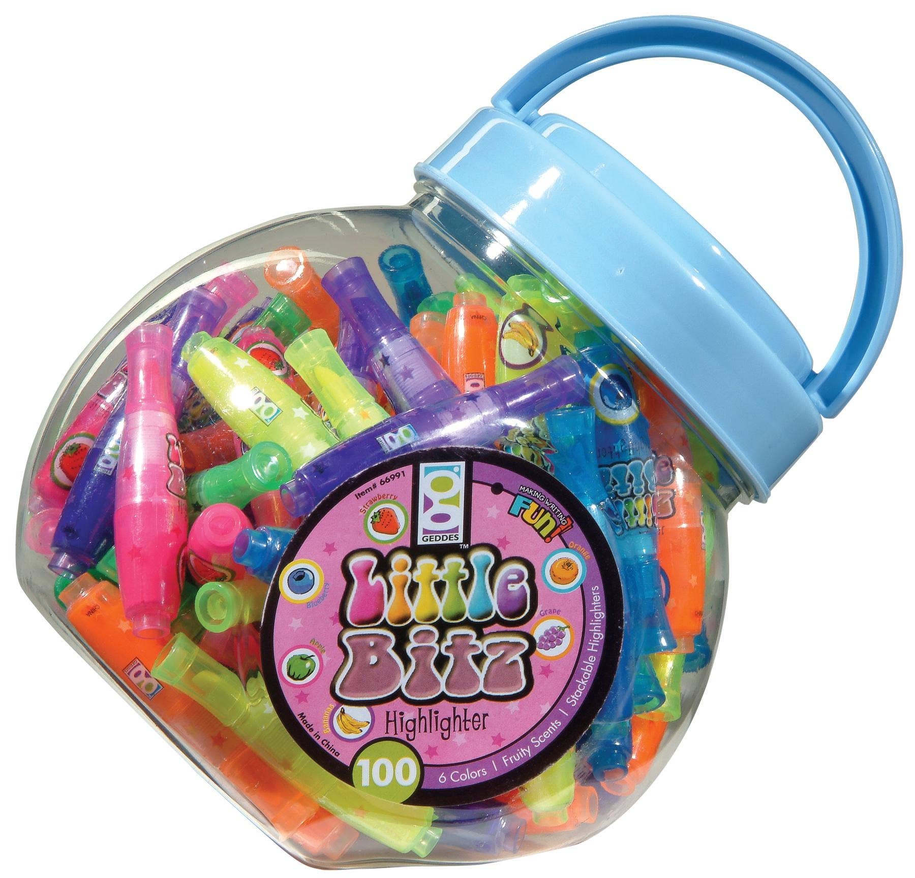 Geddes – wholesale Highlighter – LITTLE BITZ SCENTED HIGHLIGHTER  100/TB3