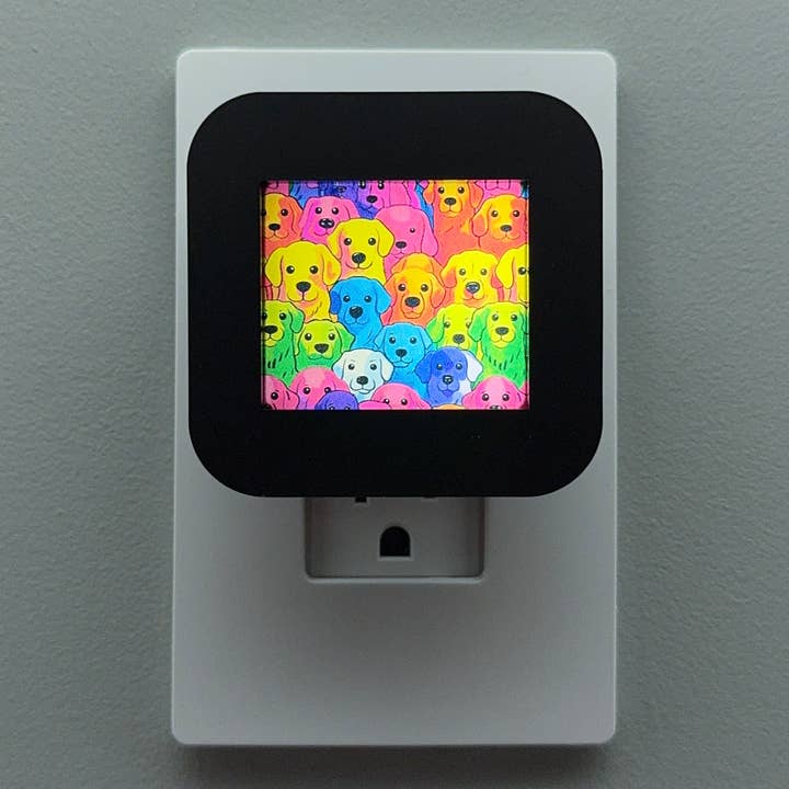 Veilleuse Chiens Arc-en-ciel pour la vente par Swaplights Night Lights