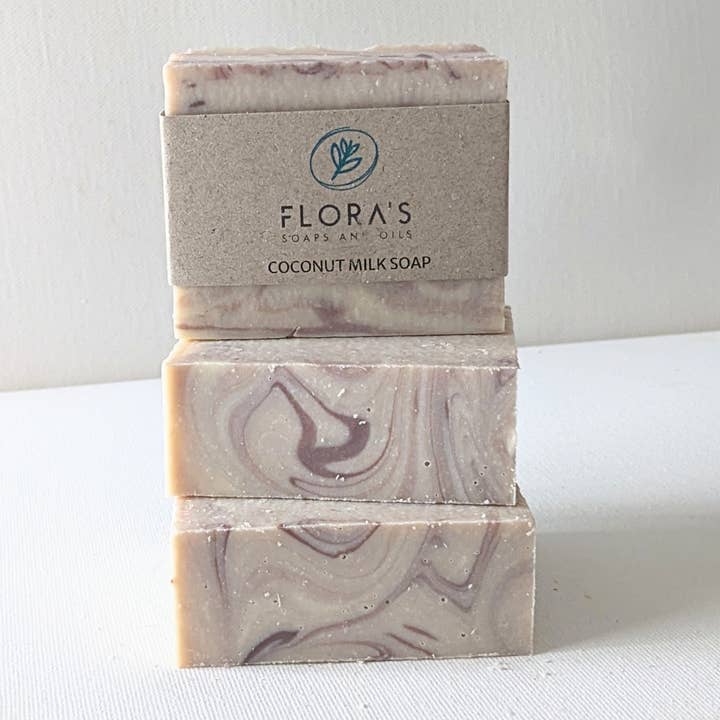 Flora's Soaps and Oils - Wholesale Bar Soap - COCONUT MILK SOAP