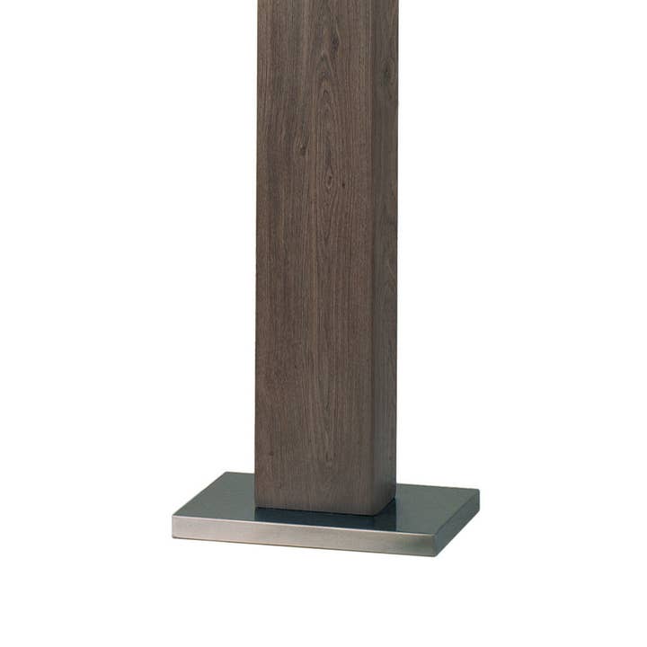 Nova of California - Vente Lampes sur pied - Lampadaire contemporain Half Moon gris anthracite de 63 po