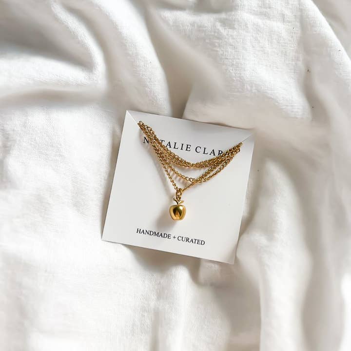 Natalie Clare Collections - Wholesale Pendant/Charm Necklace - The Honey Crisp Necklace1
