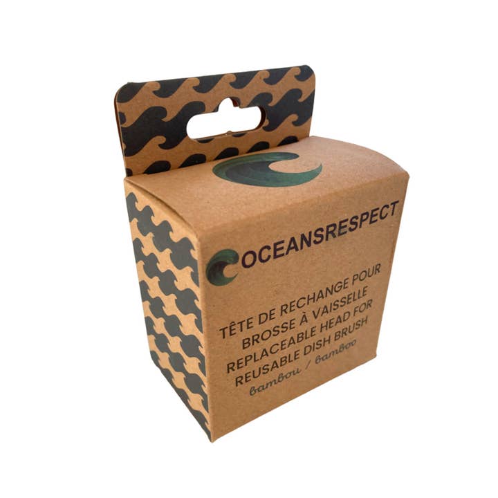 Oceansrespect 🌊🌍🌱 - Wholesale Cleaning Brush - Replaceable head for our reusable bamboo dish brush