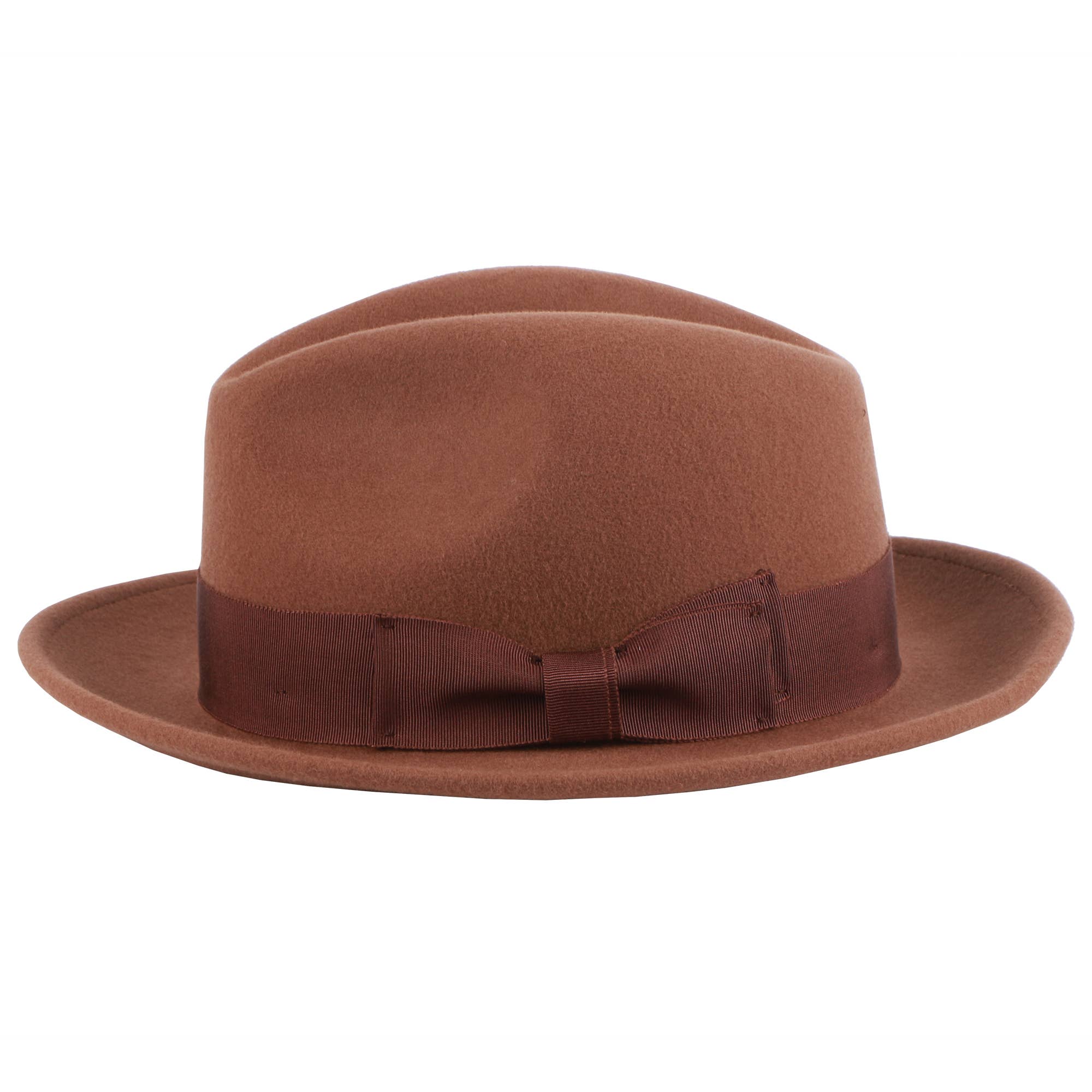 American Hat Makers - Wholesale Fedora - Unisex - Crushable Wool Felt Pinch Front Hat - Style Pablo14