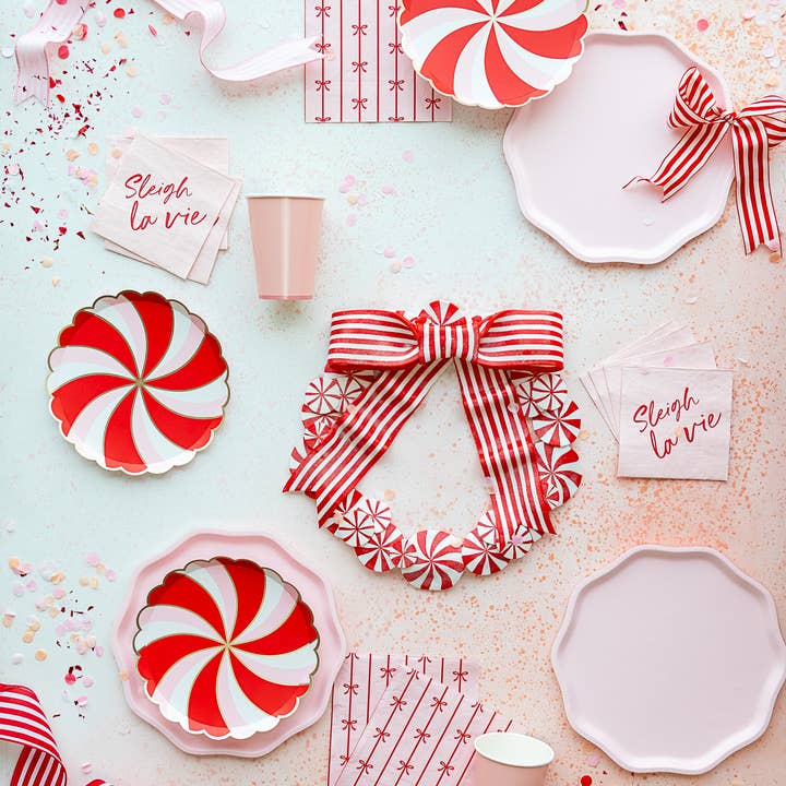 Bonjour Fête - Wholesale Disposable Napkin - SLEIGH LA VIE COCKTAIL NAPKINS