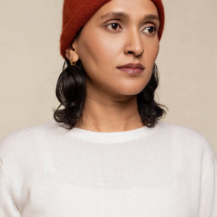 OO-TO - Vente Bonnet – femme - Bonnet Amara Unisexe en Cachemire & Soie15