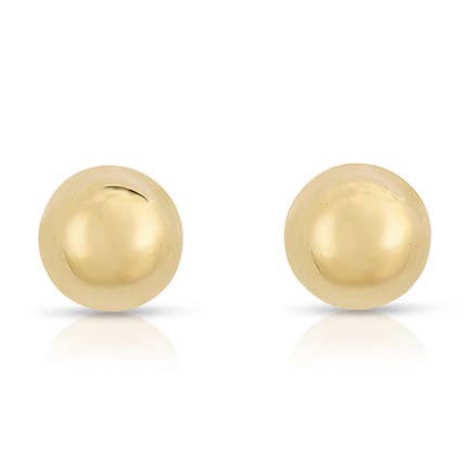 Tiny Ball Stud Earrings 14k for wholesale by Suzan DES