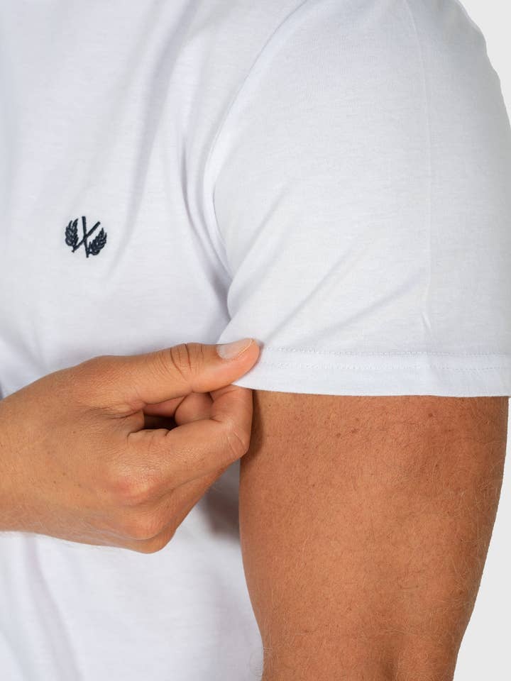 Coast Clothing Co - Wholesale T-shirt – men's - Crew Neck Tee in White - ADD ANY 3 TEES TO CART, PAY FOR JUST 23