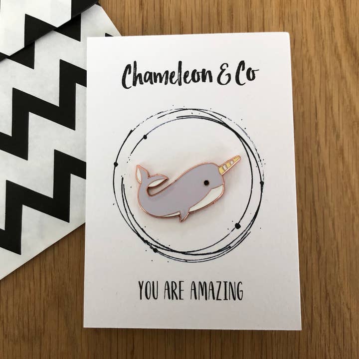 "You Are Amazing" Positive Pin for wholesale by Chameleon & Co