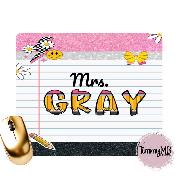 Notebook Page: Glitter Pencil - Custom Mouse Pad for wholesale by TimmyMB Designs