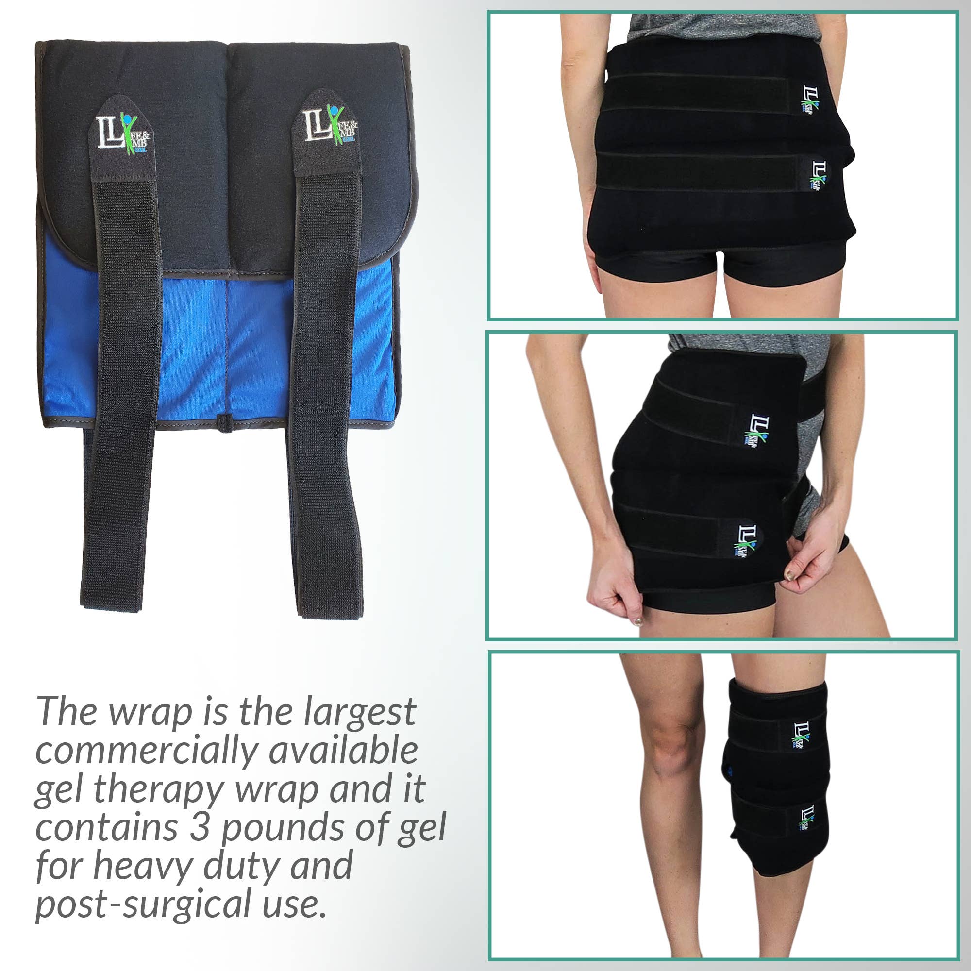 Life and Limb Gel - Wholesale Hot/Cold Compress - Large Wrap3