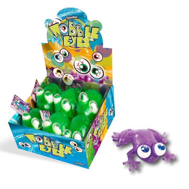 Deluxebase - Wholesale Squishy Toy - Kids & Baby - Wobble Eyes - Frog Squeeze Toy