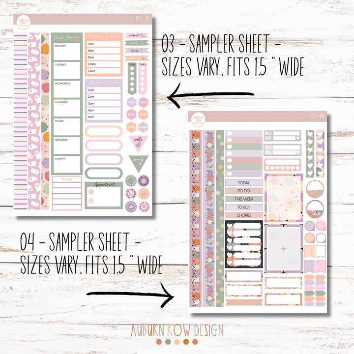 Auburn Row Design - Wholesale Planner - Pastel Halloween Vertical Weekly Planner Kit 2