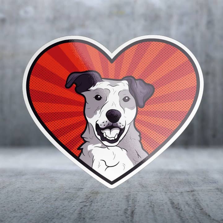 Cœur de secours - Autocollant pour la vente par Two Feet Treats