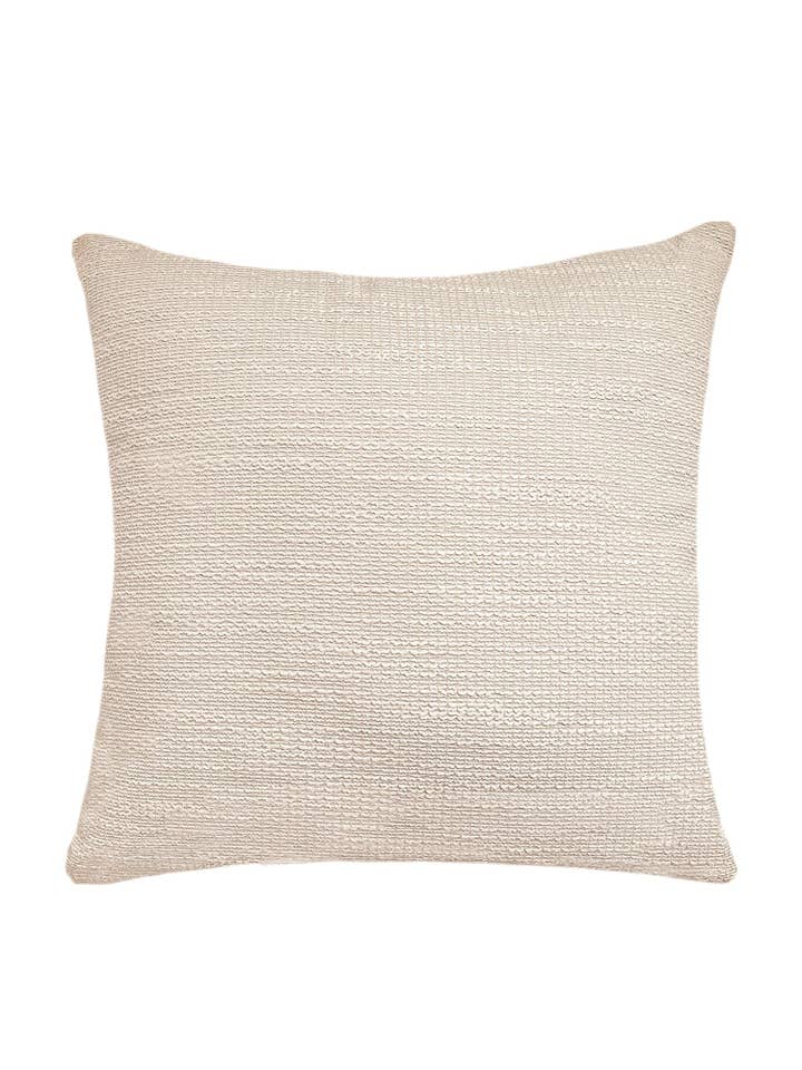 Natural Waves Beige 16x16 kussen voor binnen en buiten voor wholesale door Anaya Home