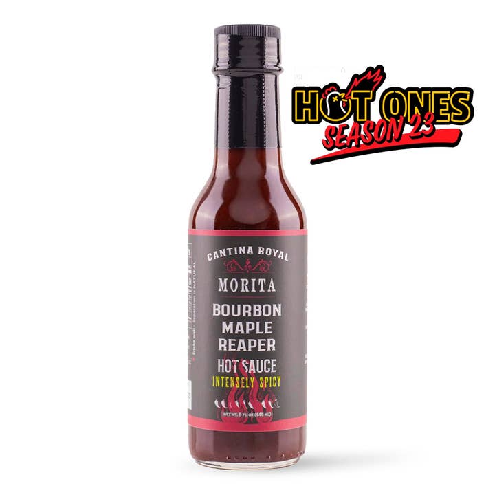 Cantina Royal Hot Sauce - Wholesale Hot Sauce - Morita - Bourbon Maple Reaper Hot Sauce 5 oz - Hot Ones™ 23